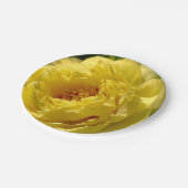 7 Zoll Teller, doppelgelbe Peony Pappteller (Schrägansicht)