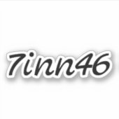 7inn46 Car Window Sticker (Vorderseite)