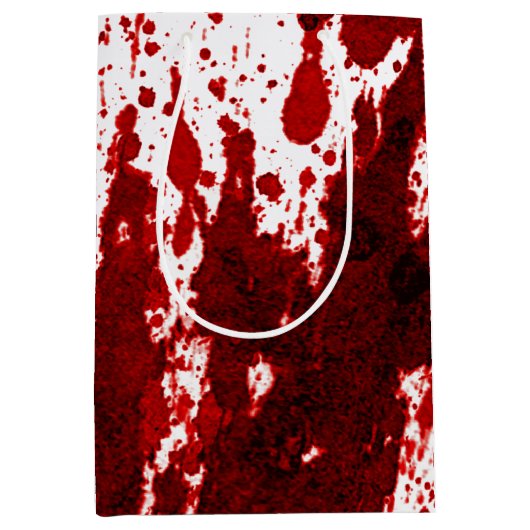 7lx4.5wx10h Medium Geschenk Beutel Blutbeutel Spri Mittlere Geschenktüte (Vorderseite)