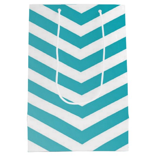 7lx4,5wx10h Medium Geschenktasche Boho Cacti Cactu Mittlere Geschenktüte (Rückseite)