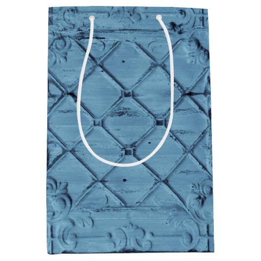 7lx4,5wx10h mittelgroßes Geschenktasche Rustikales Mittlere Geschenktüte (Vorderseite)