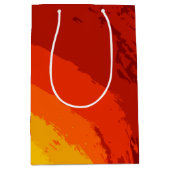 7lx4.5wx10h Mittlere Geschenktasche afrikanische S Mittlere Geschenktüte (Vorderseite)