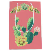 7lx4.5wx10h Mittlere Geschenktasche Bohemische Kak Mittlere Geschenktüte (Vorderseite)