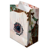 7lx4.5wx10h Mittlere Geschenktasche Geometrische G Mittlere Geschenktüte (Vorderseite Schrägansicht)