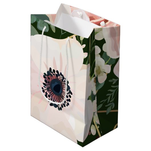 7lx4,5wx10h Mittlere Geschenktasche Geometrische G Mittlere Geschenktüte (Vorderseite Schrägansicht)