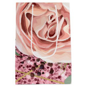 7lx4.5wx10h Mittlere Geschenktasche Geometrische G Mittlere Geschenktüte (Rückseite)