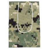 7lx4,5wx10h Mittlere Geschenktasche Marine Typ III Mittlere Geschenktüte (Rückseite)