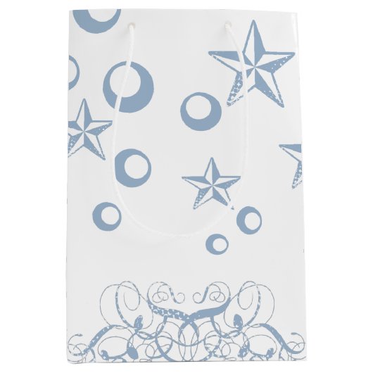 7lx4.5wx10h Mittlere Geschenktüte Seepferd Ocean B (Vorderseite)