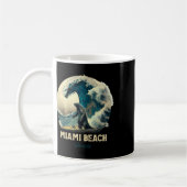 7Miami Beach Florida Surfen Surfboard Kaffeetasse (Links)