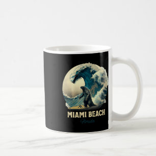 7Miami Beach Florida Surfen Surfboard  Kaffeetasse