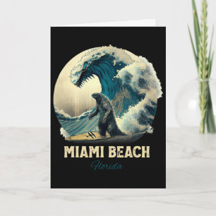 7miami Beach Florida Surfen Surfbrett Karte