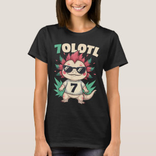 7olotl Sevenolotl – Lustiger Axolotl Halloween-Num T-Shirt