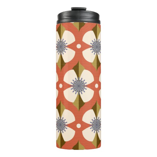 7os Buttercup Blume braun Thermosbecher (Vorderseite)