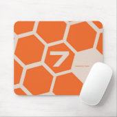7Summits - Orange Bienenstock Mousepad (Mit Mouse)
