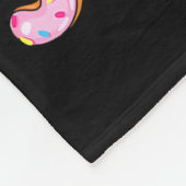 7th Birthday Girl Donut Sweet Sy And Seven Birthda Fleecedecke (Ecke)