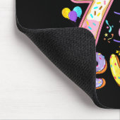 7th Birthday Girl Donut Sweet Sy And Seven Birthda Mousepad (Ecke)