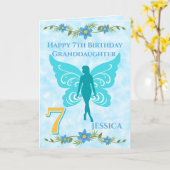 7th Birthday Karte (Gelbe Blume)