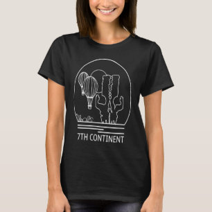 7th Continent Brettspiel Tischplatten Gaming Tuch T-Shirt