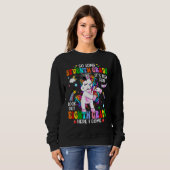7th Grade Look Out 8th Grade Here I Come Unicorn G Sweatshirt (Vorne ganz)