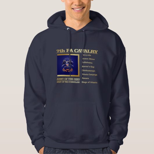 7th PA Cavalry (BH) Hoodie (Vorderseite)