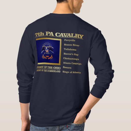 7th PA Cavalry (BH) T-Shirt (Rückseite)