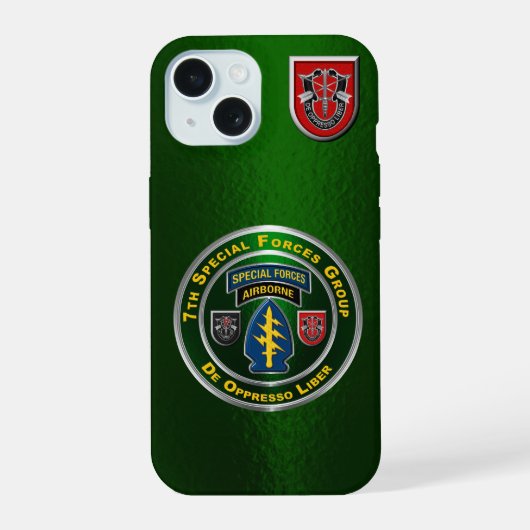 7th Special Forces Group iPhone 15 Hülle (Rückseite)