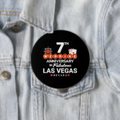 7th Wedding Anniversary Las Vegas Trip Button (Beispiel)
