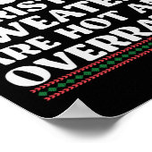 7Ugules Weihnachtssüßer sind heiß und überbewertet Poster (Ecke)