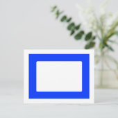 7X5 Karte mit Round Inside Conors Translate Blue (Stehend Vorderseite)