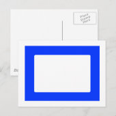 7X5 Karte mit Round Inside Conors Translate Blue (Vorne/Hinten)