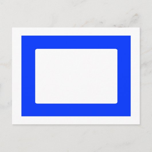 7X5 Karte mit Round Inside Conors Translate Blue (Vorderseite)