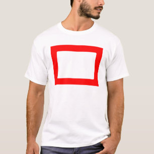 7X5 Karte mit Round Inside Conors Translate Red T-Shirt