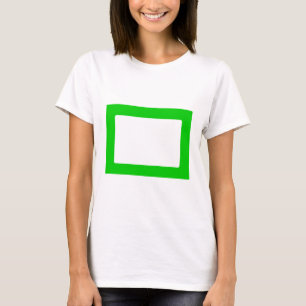 7X5 Karte mit runden Innenkonturen Transformation  T-Shirt