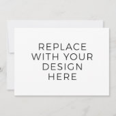 7x5"-Karte ohne Back-Design-Druck Einladung (Vorderseite)