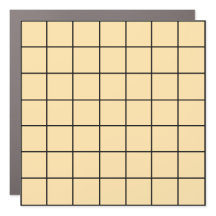 7x7 Beige Magnetkarte
