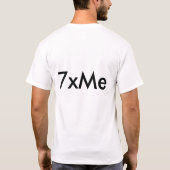 7xMe-Shirt T-Shirt (Rückseite)