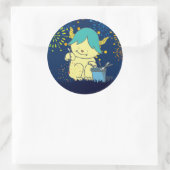 8月モンスターシール。 RUNDER AUFKLEBER (Tasche)