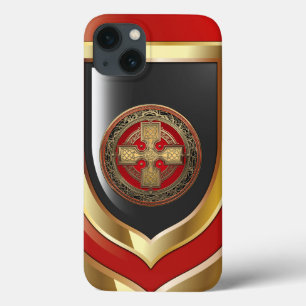 [800] Altes keltisches Sacred Gold Knot Cross Case-Mate iPhone Hülle