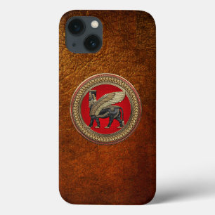 [800] Assyrian Winged Bull: Gold und Black Lamassu Case-Mate iPhone Hülle