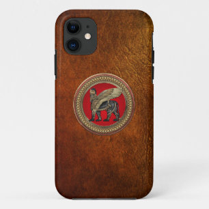 [800] Assyrian Winged Lion: Gold & Black Lamassu Case-Mate iPhone Hülle