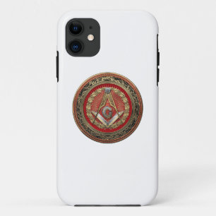 [800] Master Mason - Gold Square & Compasses Case-Mate iPhone Hülle