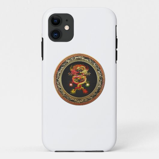 [800] Rote und Gelbe Drachen Case-Mate iPhone Hülle (Rückseite)
