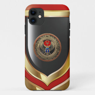 [800] Sacred Gold Egyptian Winged Scarab mit Ankh Case-Mate iPhone Hülle