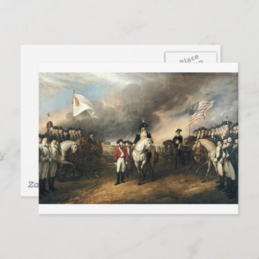 800px-Surrender_of_Lord_Cornwallis Postkarte (Vorne/Hinten)