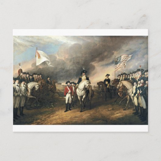 800px-Surrender_of_Lord_Cornwallis Postkarte (Vorderseite)