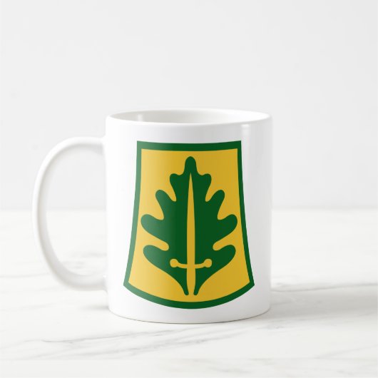 800th Militärpolizei-Brigade Kaffeetasse (Links)