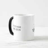 801 Texas, wir Liebe Sie! Kaffee-Tasse Verwandlungstasse (Vorderseite Links)