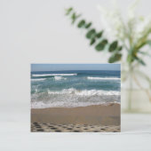 #8025 Beach Postcard Postkarte (Stehend Vorderseite)