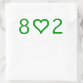 802 Oval Stickers (Tasche)