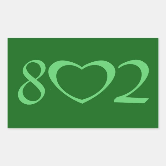 802 RECHTECKIGER AUFKLEBER (Vorderseite)